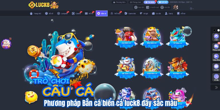 Phương pháp Bắn cá biển cả luck8 đầy sắc màu